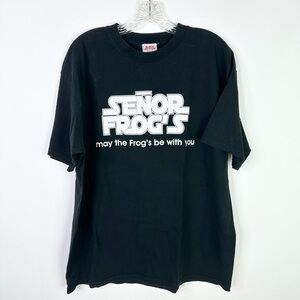 Senor Frogs Cancun Star Wars T Shirt Black Destination XL